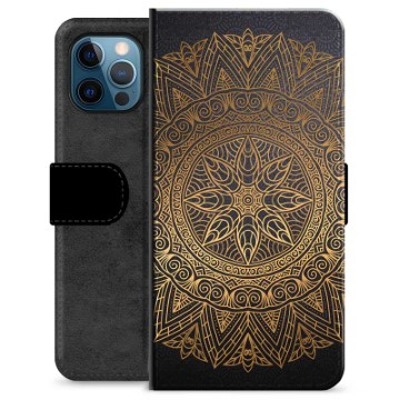 Funda Cartera Premium para iPhone 12 Pro - Mandala