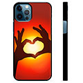 Carcasa Protectora para iPhone 12 Pro - Silueta del Corazón