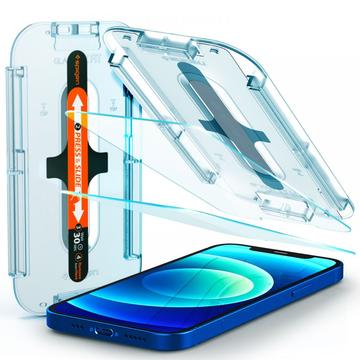 Protector de Pantalla Spigen Glas.tR Ez Fit para iPhone 12/12 Pro - 2 Unidades