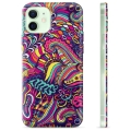 Funda de TPU para iPhone 12 - Flores Abstractas