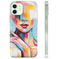 Funda de TPU para iPhone 12 - Retrato Abstracto