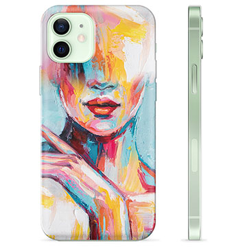 Funda de TPU para iPhone 12 - Retrato Abstracto