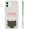 Funda de TPU para iPhone 12 - Gato Enfadado