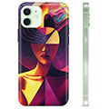 Funda de TPU para iPhone 12 - Retrato Cubista