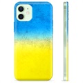 Funda TPU con bandera de Ucrania para iPhone 12 - Bicolor