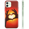 Funda de TPU para iPhone 12 - Silueta del Corazón