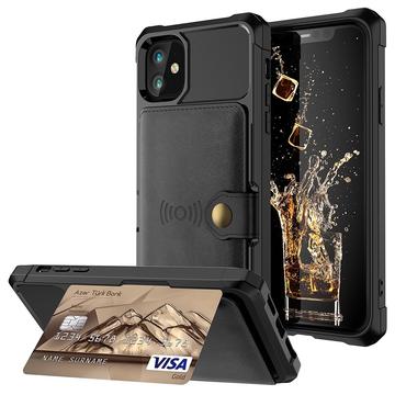 Funda de TPU con Tarjetero para iPhone 12/12 Pro - Negro