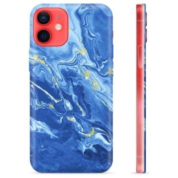 Funda de TPU para iPhone 12 mini - Mármol Colorido