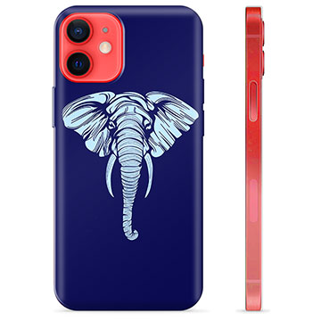 Funda de TPU para iPhone 12 mini - Elefante