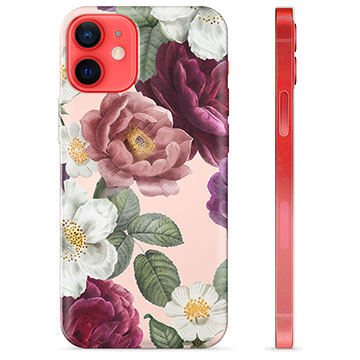 Funda de TPU para iPhone 12 mini - Flores Románticas