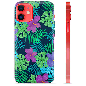 Funda de TPU para iPhone 12 mini - Flores Tropicales