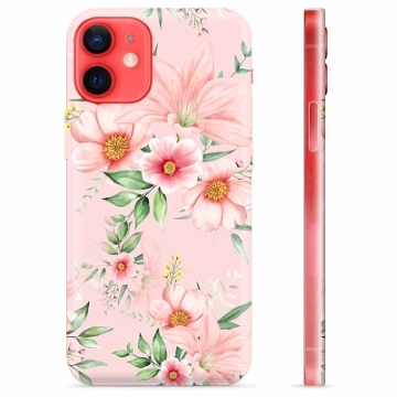 Funda de TPU para iPhone 12 mini - Flores de Acuarela