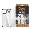 Funda Antibacterias PanzerGlass ClearCase MagSafe para iPhone 13/14/15 - Negra / Transparente