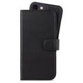 Funda de cartera Holdit Magnet Plus para iPhone 13 - Negro