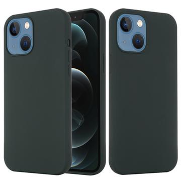 Funda de Silicona Líquida para iPhone 13 - Compatible con MagSafe - Verde Oscuro