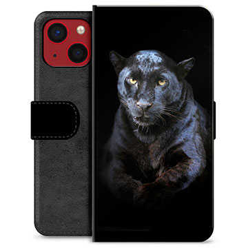 Funda Cartera Premium para iPhone 13 Mini - Pantera Negra