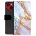 Funda Cartera Premium para iPhone 13 Mini - Mármol Elegante