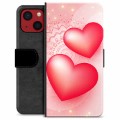 Funda Cartera Premium para iPhone 13 Mini - Amor