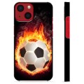 Carcasa Protectora para iPhone 13 Mini - Pelota de Fútbol en Llamas