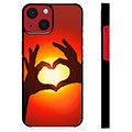 Carcasa Protectora para iPhone 13 Mini - Silueta del Corazón
