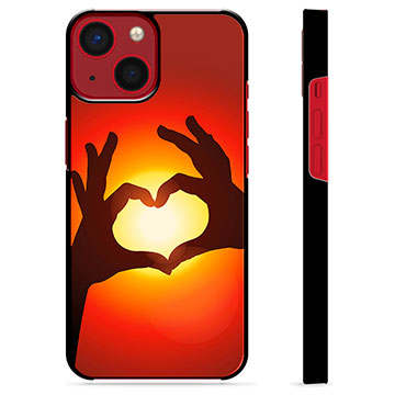 Carcasa Protectora para iPhone 13 Mini - Silueta del Corazón