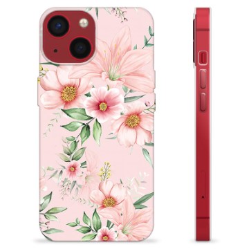 Funda de TPU para iPhone 13 Mini - Flores de Acuarela