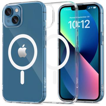 Funda de TPU magnética Tech-Protect FlexAir para iPhone 13 Mini - Transparente