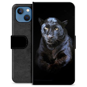 Funda Cartera Premium para iPhone 13 - Pantera Negra