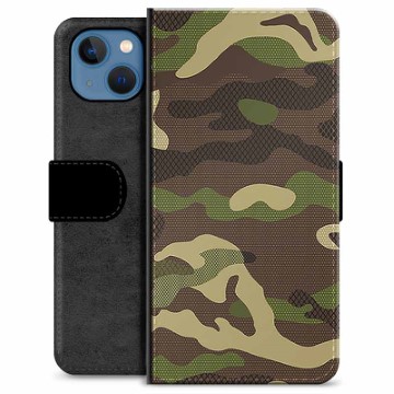 Funda Cartera Premium para iPhone 13 - Camuflaje