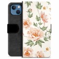 Funda Cartera Premium para iPhone 13 - Floral