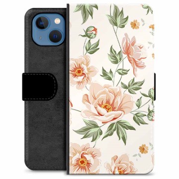 Funda Cartera Premium para iPhone 13 - Floral