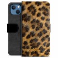 Funda Cartera Premium para iPhone 13 - Leopardo
