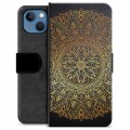 Funda Cartera Premium para iPhone 13 - Mandala