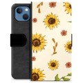 Funda Cartera Premium para iPhone 13 - Girasol