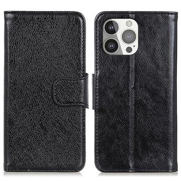 Funda Elegant para iPhone 13 Pro - Estilo Cartera - Negro