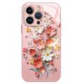 Funda híbrida iPhone 13 Pro Ramo de flores - Rosa