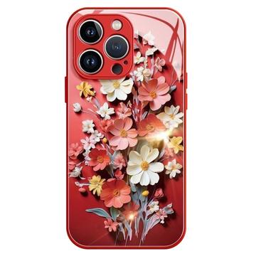 Funda híbrida iPhone 13 Pro Max Ramo de flores - Roja