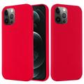 Funda de Silicona Líquida para iPhone 13 Pro Max - Compatible con MagSafe - Rojo