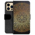 Funda Cartera Premium para iPhone 13 Pro Max - Mandala