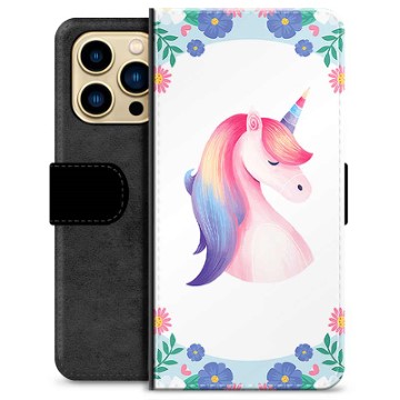 Funda Cartera Premium para iPhone 13 Pro Max - Unicornio