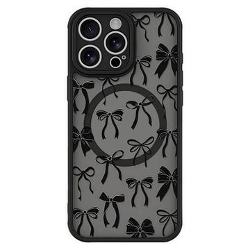 Funda magnética protectora con estilo iPhone 13 Pro Max - Lazos negros