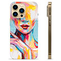 Funda de TPU para iPhone 13 Pro Max - Retrato Abstracto