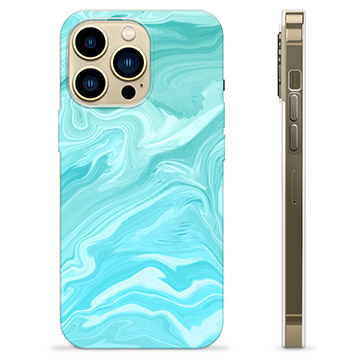 Funda de TPU para iPhone 13 Pro Max - Mármol Azul