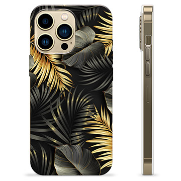 Funda de TPU para iPhone 13 Pro Max - Hojas Doradas