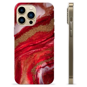 Funda de TPU para iPhone 13 Pro Max - Rubí Dorado