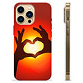 Funda de TPU para iPhone 13 Pro Max - Silueta del Corazón