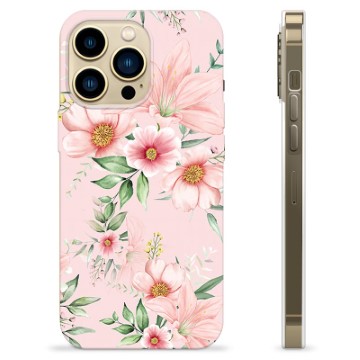 Funda de TPU para iPhone 13 Pro Max - Flores de Acuarela