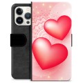 Funda Cartera Premium para iPhone 13 Pro - Amor