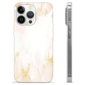 Funda de TPU para iPhone 13 Pro - Mármol Perla Dorada