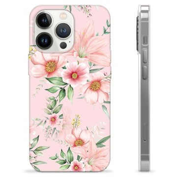 Funda de TPU para iPhone 13 Pro - Flores de Acuarela